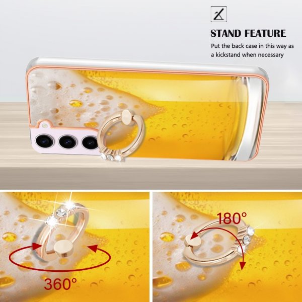 Samsung Galaxy S23 Skal med Finger Ring Motiv Öl