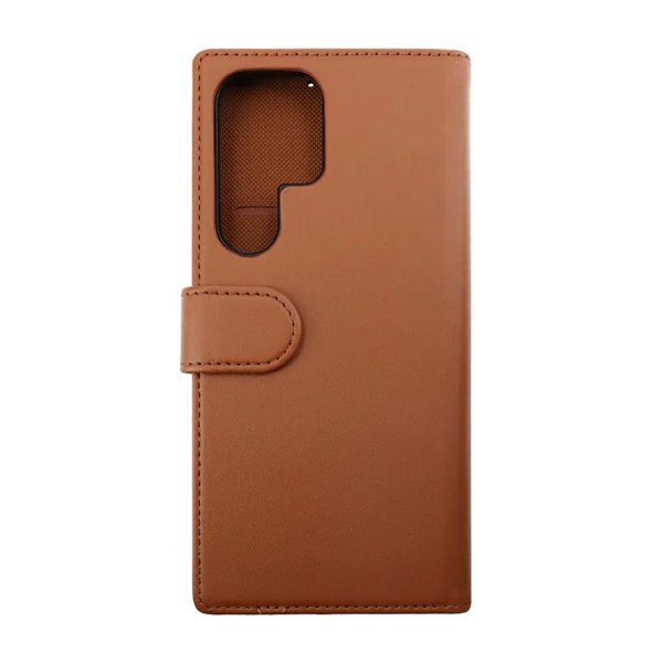 Samsung Galaxy S23 Ultra Fodral Magnetiskt Avtagbart Skal Brun
