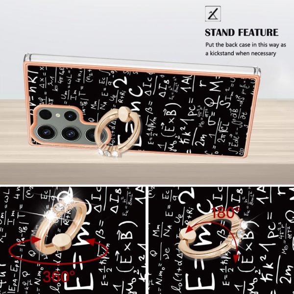 Samsung Galaxy S23 Ultra Skal med Finger Ring Motiv Ekvationer