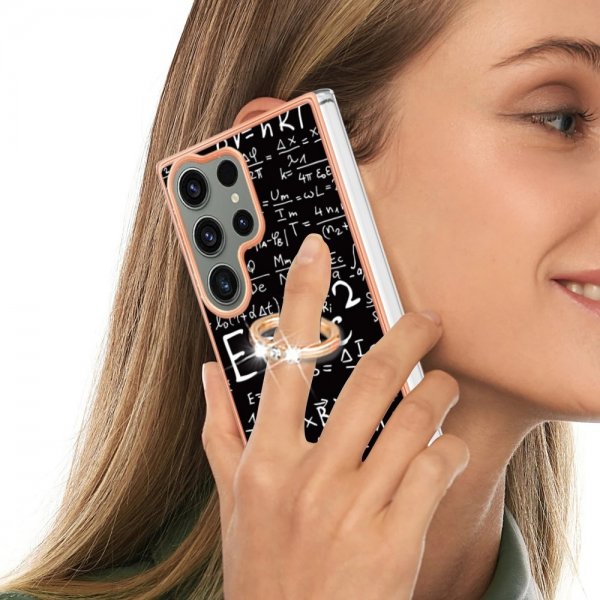 Samsung Galaxy S23 Ultra Skal med Finger Ring Motiv Ekvationer
