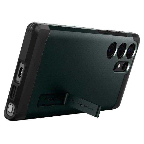 Samsung Galaxy S23 Ultra Skal Tough Armor Abyss Green