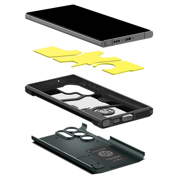 Samsung Galaxy S23 Ultra Skal Tough Armor Abyss Green
