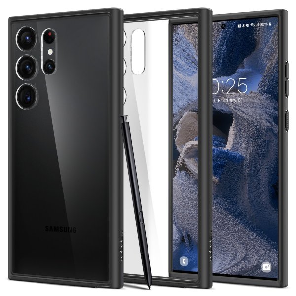 Samsung Galaxy S23 Ultra Skal Ultra Hybrid Matte Black