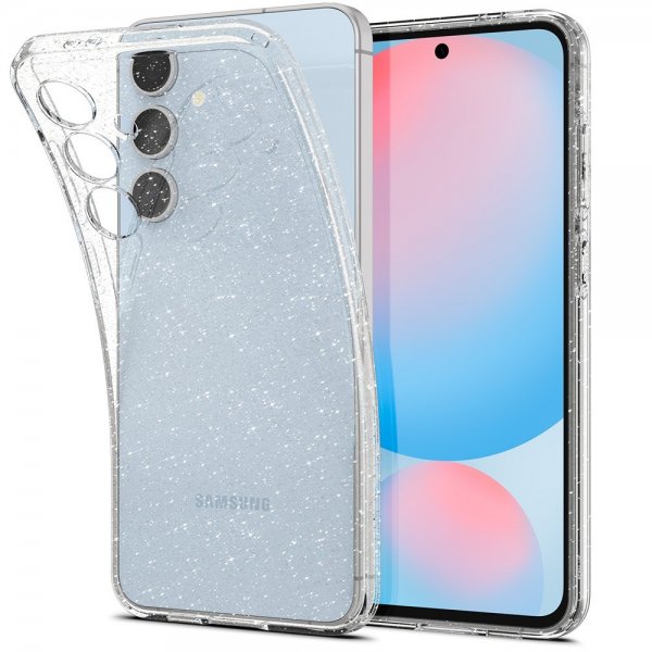 Samsung Galaxy S24 FE Skal Liquid Crystal Glitter Crystal Quartz