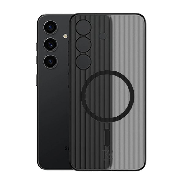 Samsung Galaxy S24 Skal Korrugerad MagSafe Svart