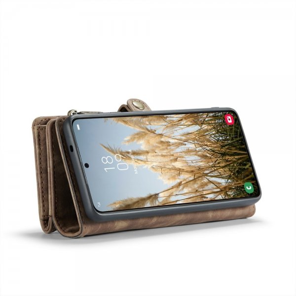 Samsung Galaxy S24 Plus Fodral 008 Series Löstagbart Skal Brun