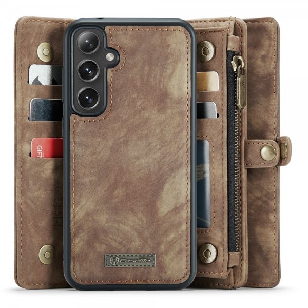 Samsung Galaxy S24 Plus Fodral 008 Series Löstagbart Skal Brun