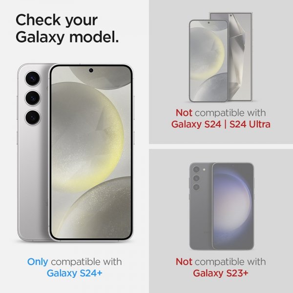 Samsung Galaxy S24 Plus Kameraskydd GLAS.tR EZ Fit Optik Pro 2-pack Gul
