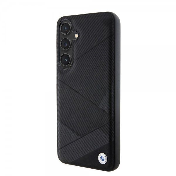 Samsung Galaxy S24 Plus Skal Genuine Leather Textured Svart