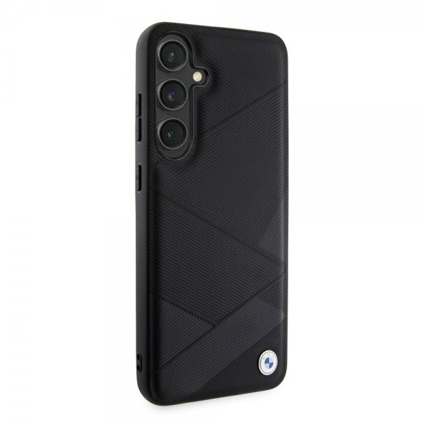 Samsung Galaxy S24 Plus Skal Genuine Leather Textured Svart