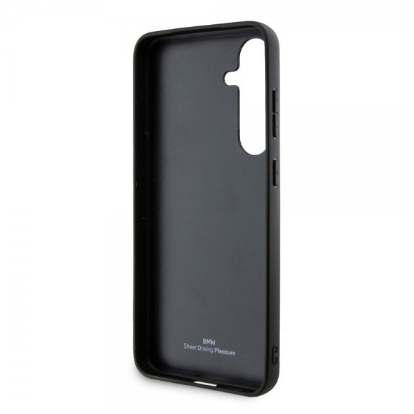 Samsung Galaxy S24 Plus Skal Genuine Leather Textured Svart