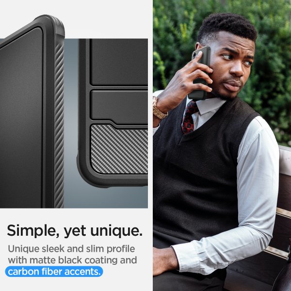 Samsung Galaxy S24 Plus Skal Rugged Armor Matte Black