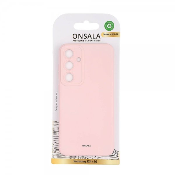 Samsung Galaxy S24 Plus Skal Silikon Chalk Pink