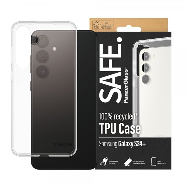 Samsung Galaxy S24 Plus Cover Soft TPU Case Transparent