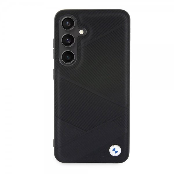 Samsung Galaxy S24 Skal Genuine Leather Textured Svart