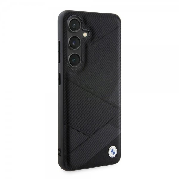 Samsung Galaxy S24 Skal Genuine Leather Textured Svart