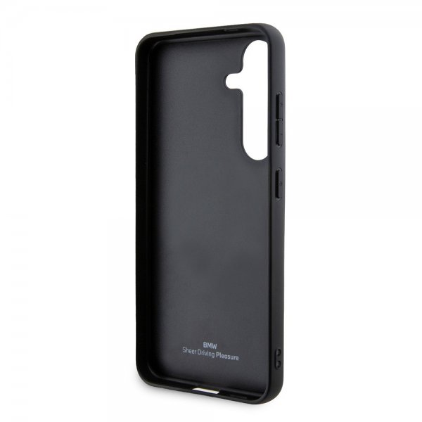 Samsung Galaxy S24 Skal Genuine Leather Textured Svart