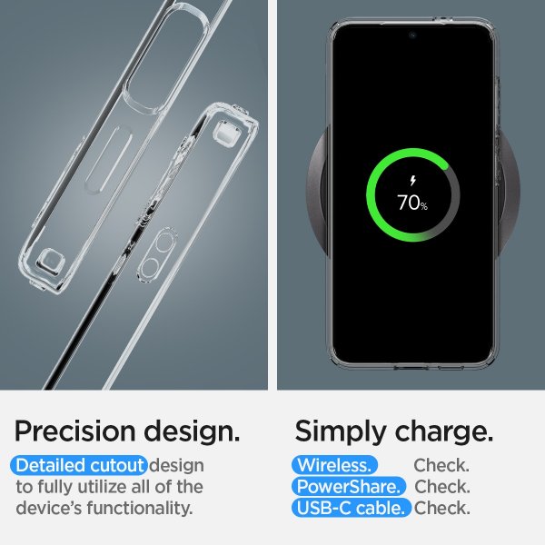 Samsung Galaxy S24 Skal Liquid Crystal Crystal Clear