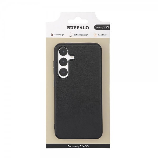 Samsung Galaxy S24 Skal PU Svart