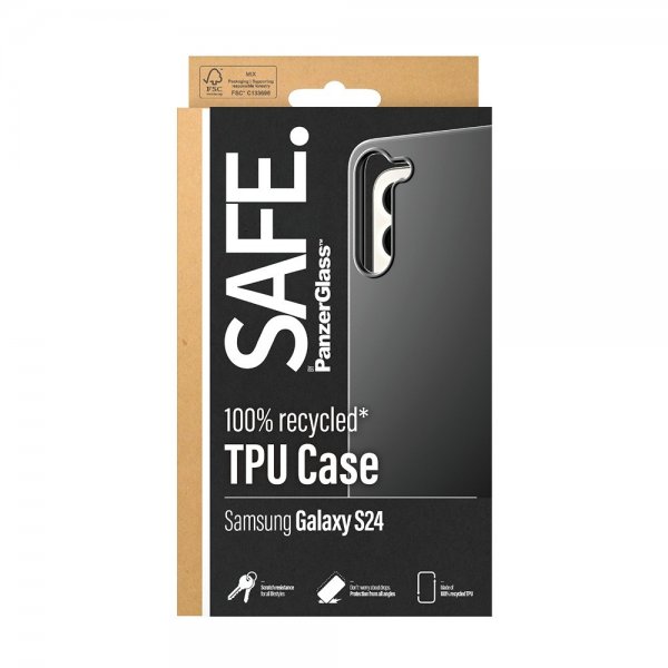 Samsung Galaxy S24 Skal Soft TPU Case Svart