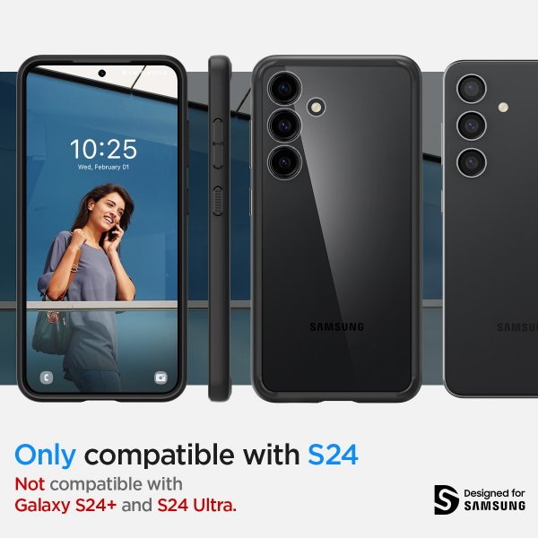 Samsung Galaxy S24 Skal Ultra Hybrid Matte Black