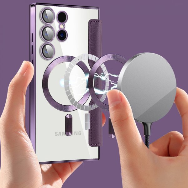 Samsung Galaxy S24 Ultra Fodral MagSafe Svart