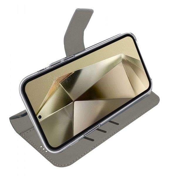 Samsung Galaxy S24 Ultra Fodral Wally Wallet Case Svart