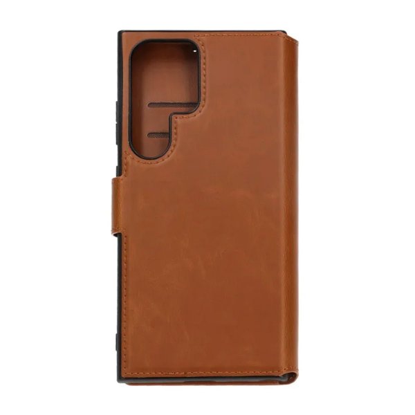 Samsung Galaxy S24 Ultra Fodral 4 Kortfack Brun