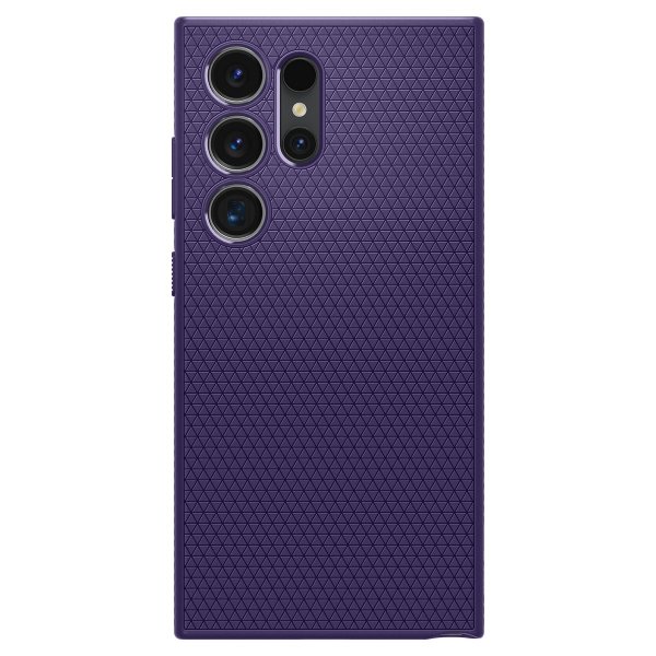 Samsung Galaxy S24 Ultra Skal Liquid Air Deep Purple