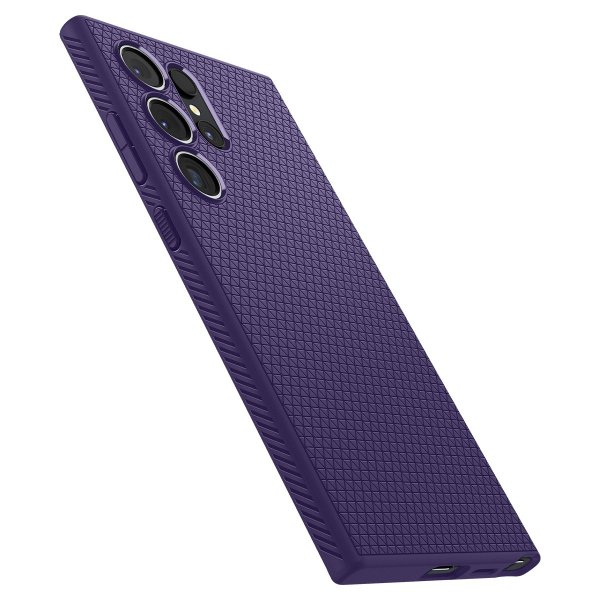 Samsung Galaxy S24 Ultra Skal Liquid Air Deep Purple