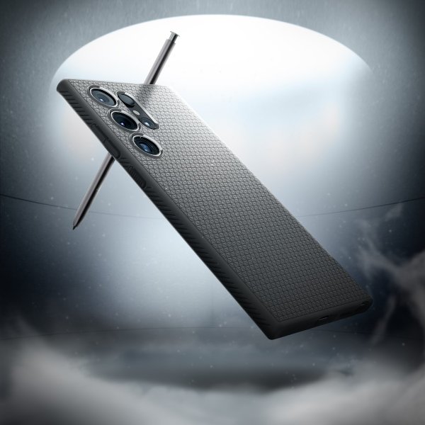 Samsung Galaxy S24 Ultra Skal Liquid Air Marble Grey