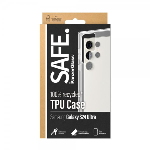 Samsung Galaxy S24 Ultra Skal Soft TPU Case Transparent