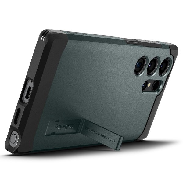 Samsung Galaxy S24 Ultra Skal Tough Armor Abyss Green