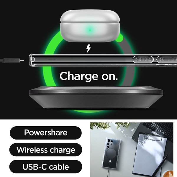 Samsung Galaxy S24 Ultra Skal Ultra Hybrid Metal Ring MagFit