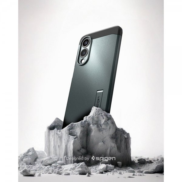 Samsung Galaxy S25 Edge Skal Tough Armor MagFit Abyss Green