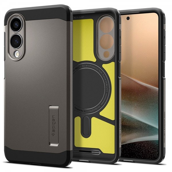 Samsung Galaxy S25 Edge Skal Tough Armor MagFit Gunmetal