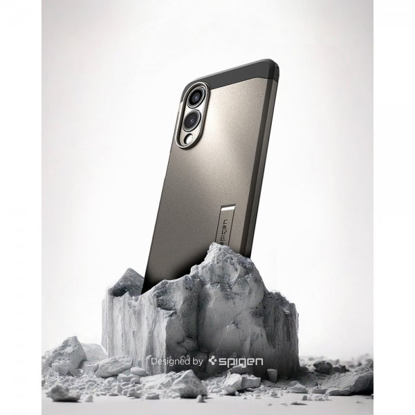 Samsung Galaxy S25 Edge Skal Tough Armor MagFit Gunmetal