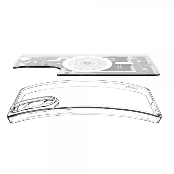 Samsung Galaxy S25 Edge Skal Ultra Hybrid Zero One MagFit Vit