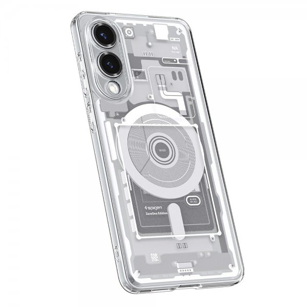 Samsung Galaxy S25 Edge Skal Ultra Hybrid Zero One MagFit Vit