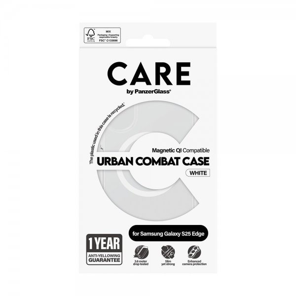Samsung Galaxy S25 Edge Skal Urban Combat MagSafe Vit