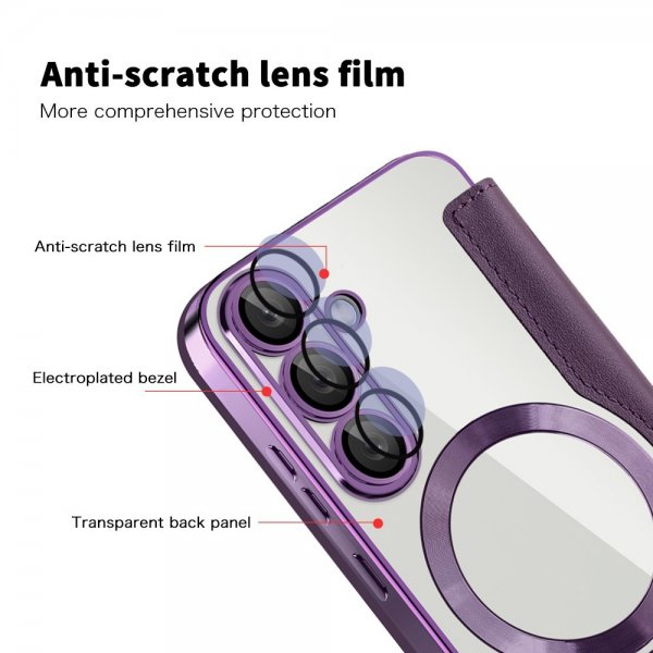 Samsung Galaxy S25 Fodral MagSafe Lila