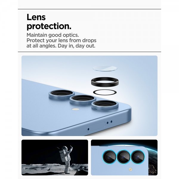 Samsung Galaxy S25 Kameraskydd GLAS.tR EZ Fit Optik Pro 2-pack