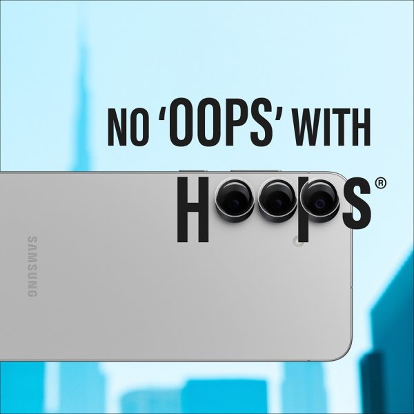 Samsung Galaxy S25 Kameraskydd Hoops Transparent