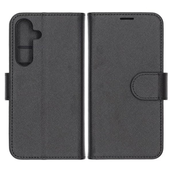 Samsung Galaxy S25 Fodral med Kortfack Stativfunktion Svart