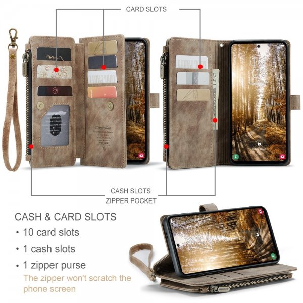 Samsung Galaxy S24 Plus/S25 Plus Fodral C30 Series Brun