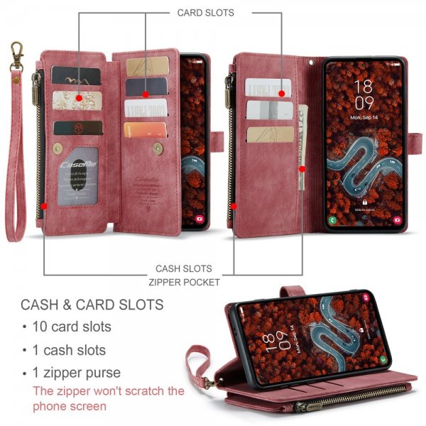 Samsung Galaxy S24 Plus/S25 Plus Fodral C30 Series Röd