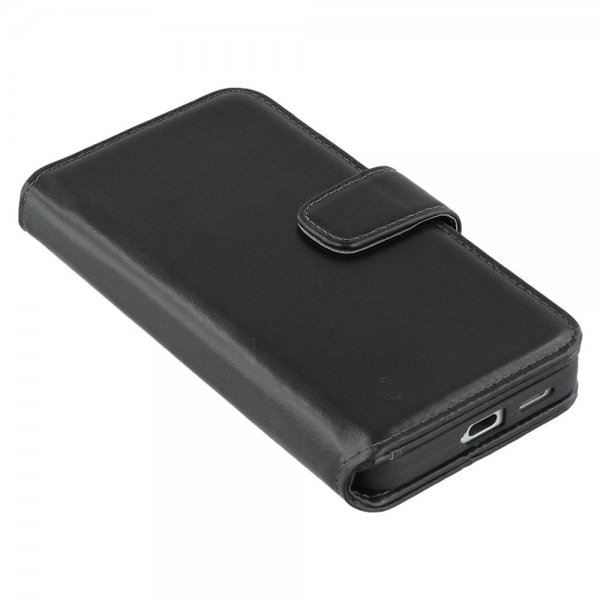 Samsung Galaxy S24 Plus/Galaxy S25 Plus Fodral Essential Leather Raven Black