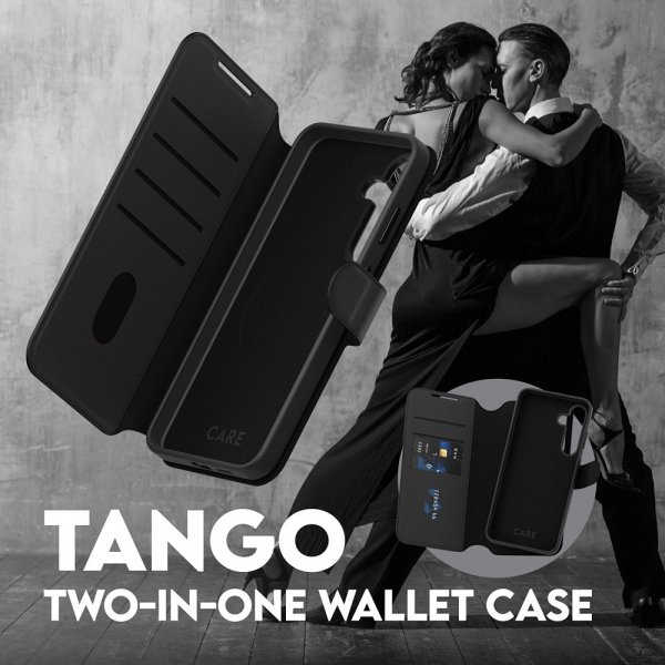 Samsung Galaxy S25 Plus Fodral Tango Two-in-One Wallet MagSafe Svart