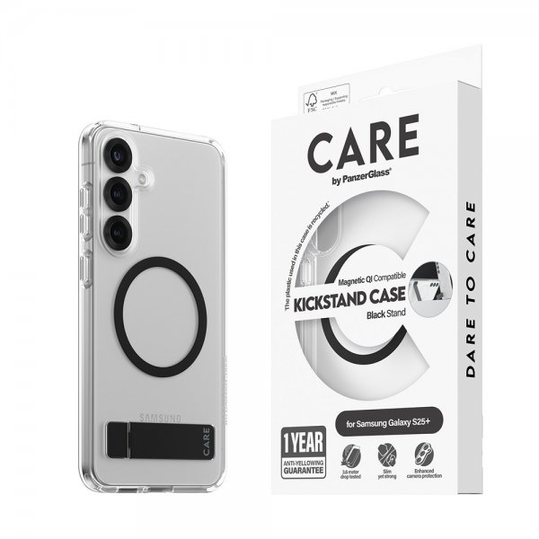Samsung Galaxy S25 Plus Skal Kickstand MagSafe Svart