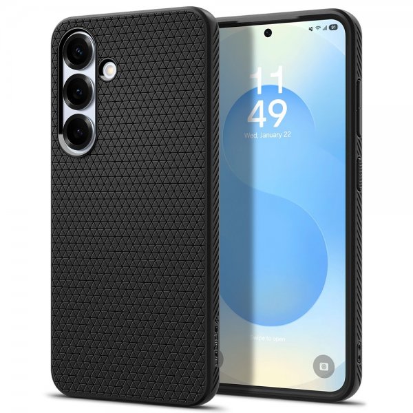 Samsung Galaxy S25 Plus Skal Liquid Air Matte Black